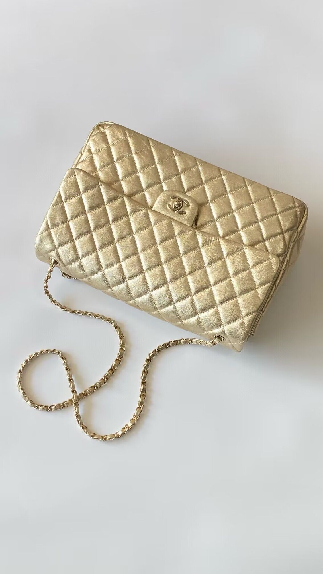 Chanel LARGE 2.55 HANDBAG AS4661 Gold Chanel LARGE 2.55 HANDBAG AS4661 Gold