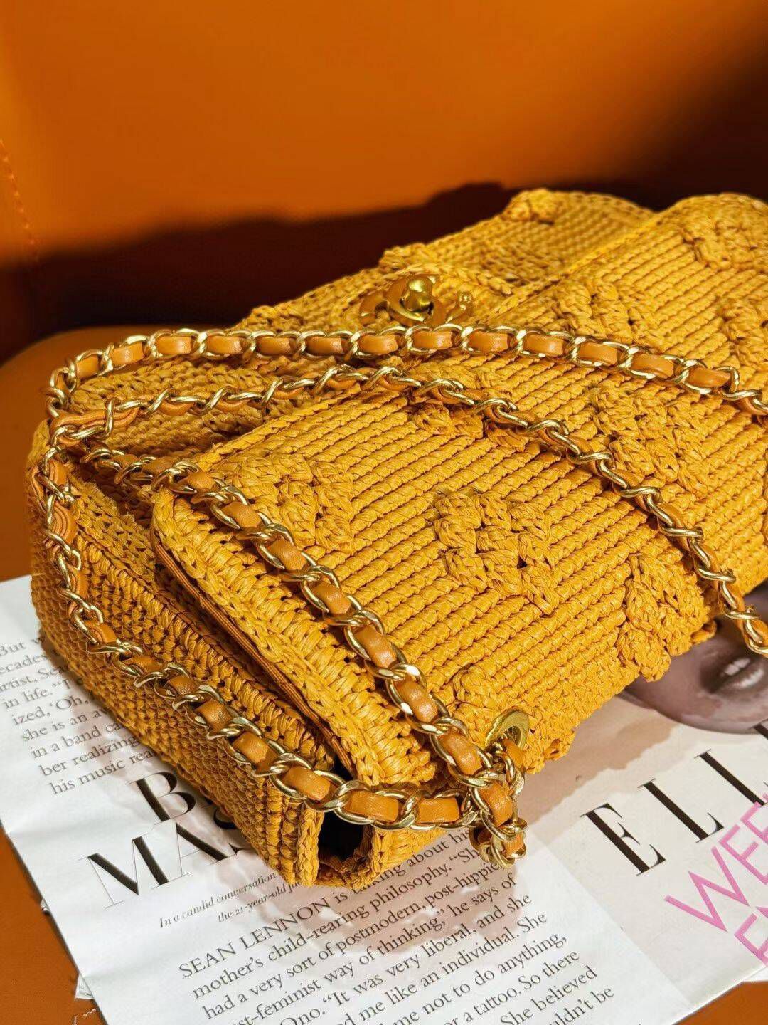 Chanel Tweed CLUTCH WITH CHAIN AS4155 Brown Chanel Tweed CLUTCH WITH CHAIN AS4155 Brown