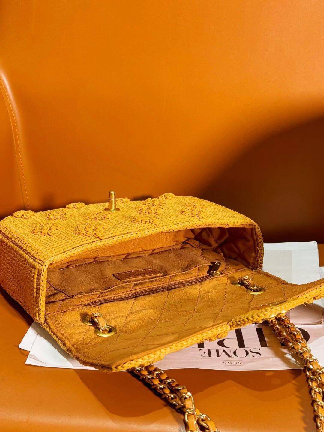 Chanel Tweed CLUTCH WITH CHAIN AS4155 Brown Chanel Tweed CLUTCH WITH CHAIN AS4155 Brown