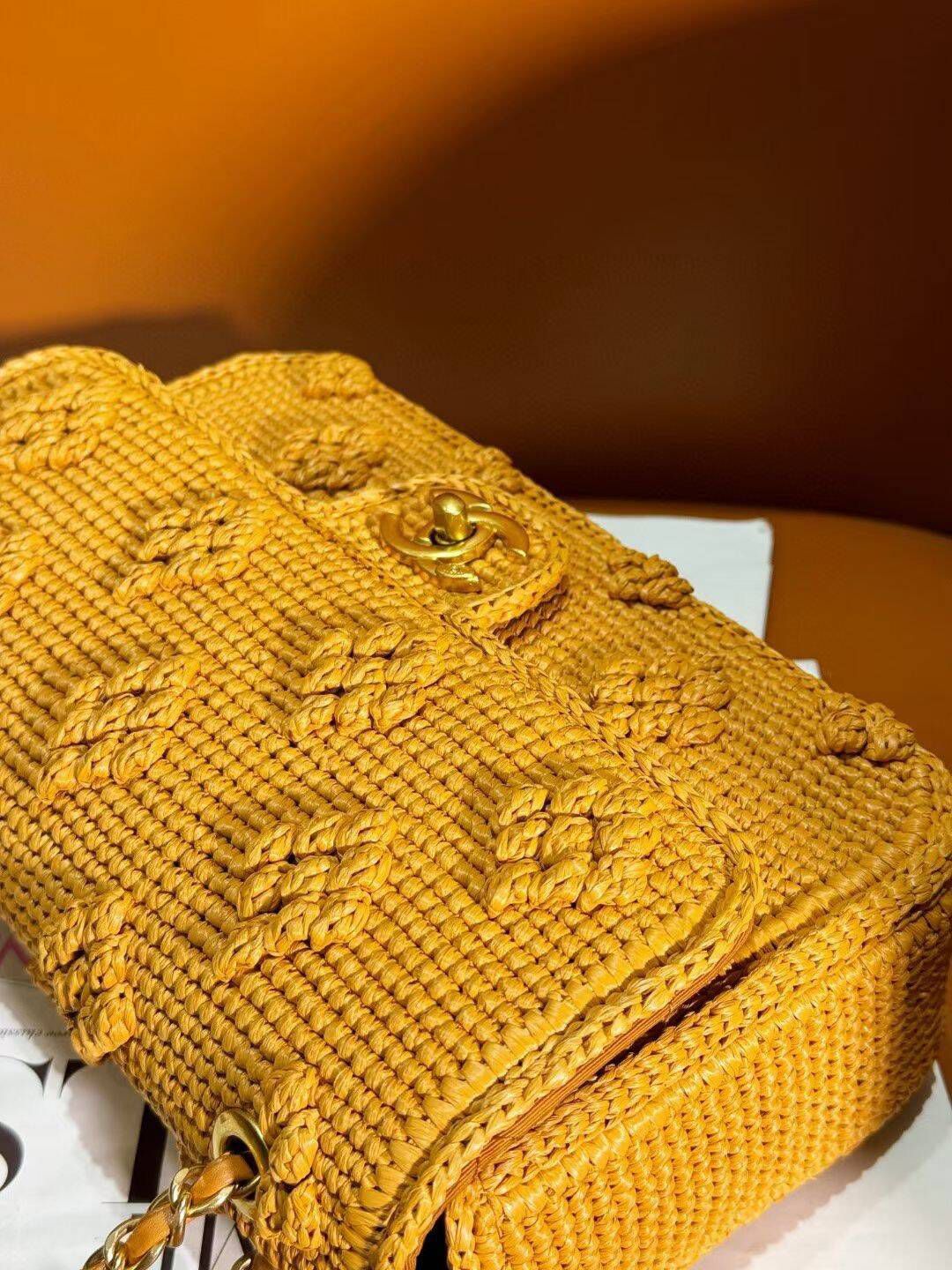 Chanel Tweed CLUTCH WITH CHAIN AS4155 Brown Chanel Tweed CLUTCH WITH CHAIN AS4155 Brown