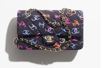 CHANEL CLASSIC 11.12 HANDBAG A01112 Black & Multicolor CHANEL CLASSIC 11.12 HANDBAG A01112 Black & Multicolor