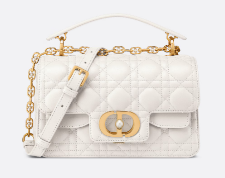 Small Dior Jolie Top Handle Bag Latte Cannage Calfskin M9271U Small Dior Jolie Top Handle Bag Latte Cannage Calfskin M9271U