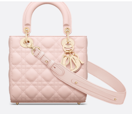 Small Lady Dior My ABCDior Bag Powder Pink Cannage Lambskin M0538ONG Small Lady Dior My ABCDior Bag Powder Pink Cannage Lambskin M0538ONG