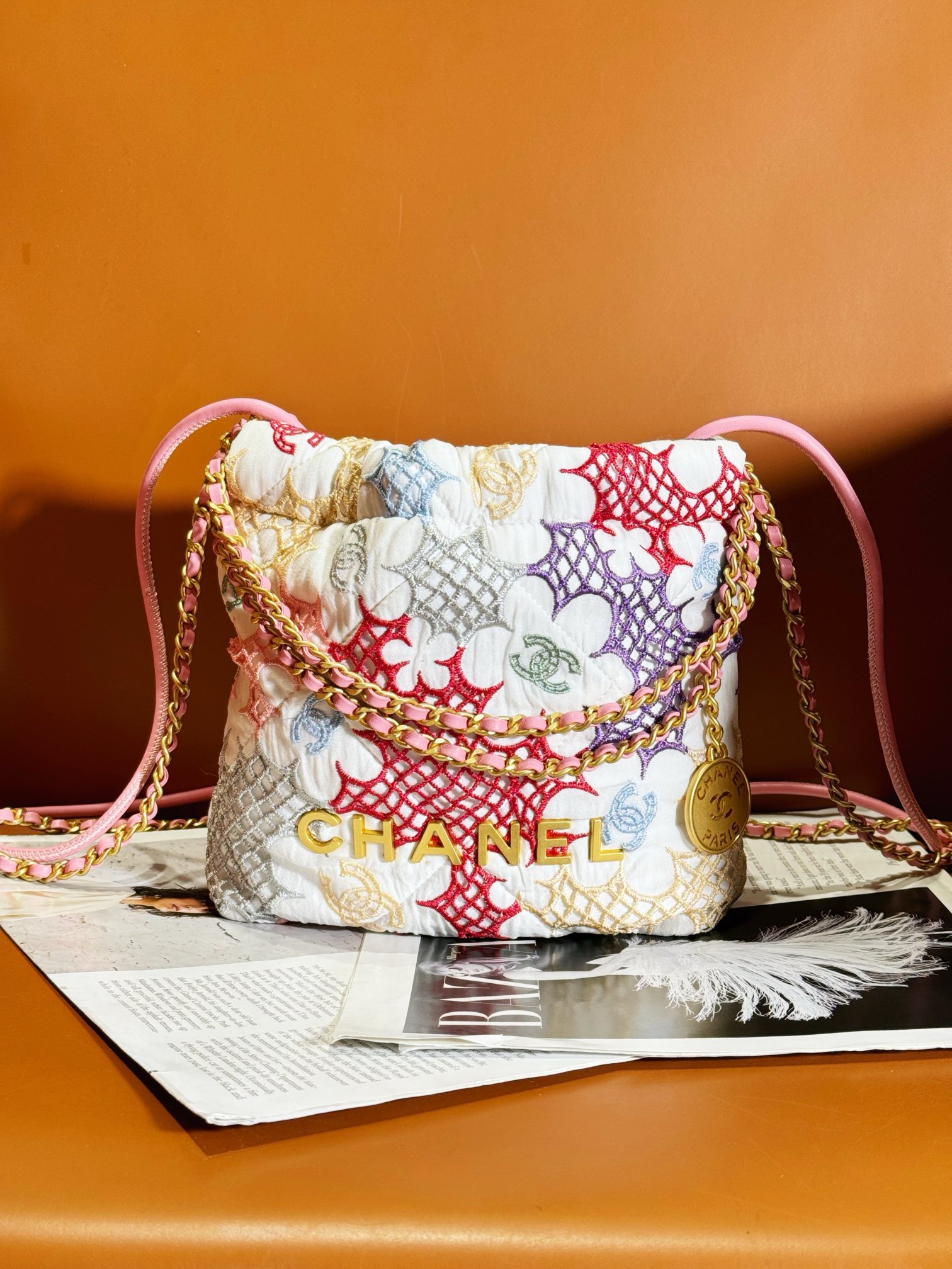 CHANEL 22 MINI HANDBAG AS3980 Multicolor CHANEL 22 MINI HANDBAG AS3980 Multicolor