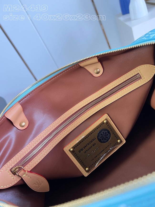 Louis Vuitton Speedy P9 Bandouliere 40 M24418 blue Louis Vuitton Speedy P9 Bandouliere 40 M24418 blue