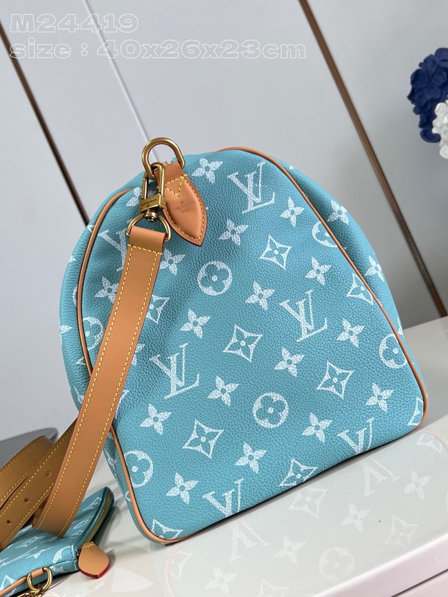 Louis Vuitton Speedy P9 Bandouliere 40 M24418 blue Louis Vuitton Speedy P9 Bandouliere 40 M24418 blue
