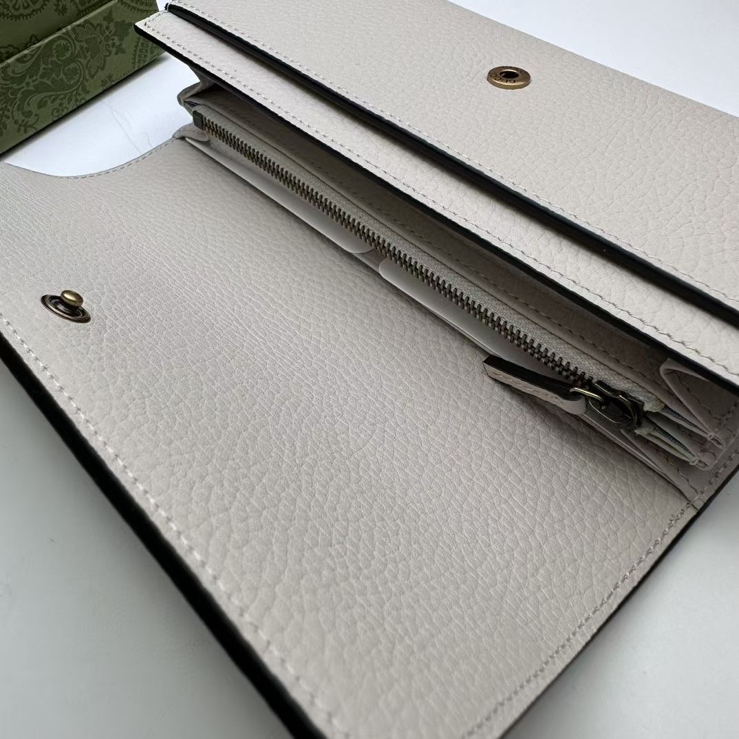 Gucci Ophidia leather wallet 750461 Beige Gucci Ophidia leather wallet 750461 Beige