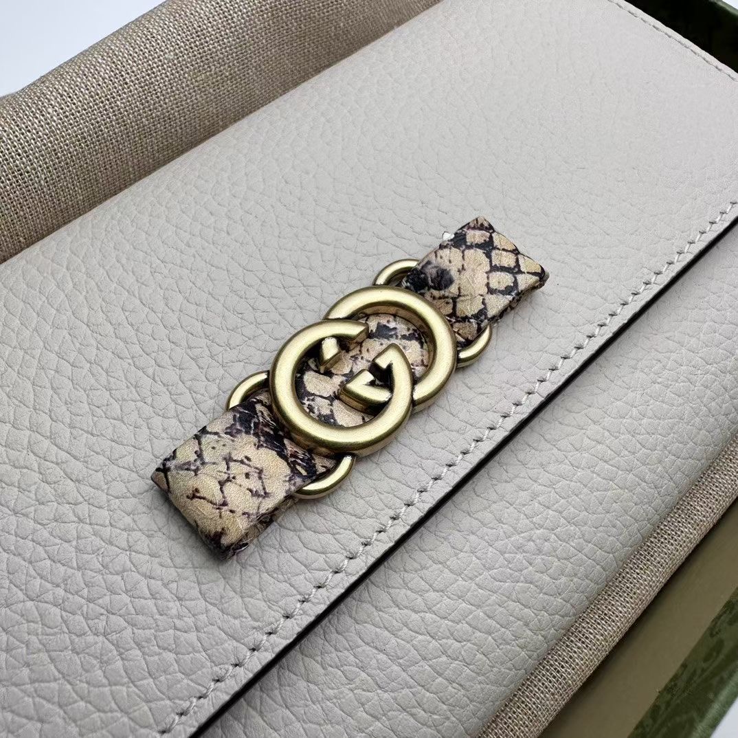 Gucci Ophidia leather wallet 750461 Beige Gucci Ophidia leather wallet 750461 Beige
