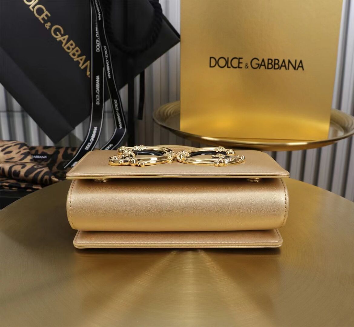 Dolce & Gabbana leather Shoulder Bag G6504 gold Dolce & Gabbana leather Shoulder Bag G6504 gold