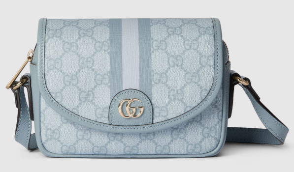 Gucci OPHIDIA GG MINI SHOULDER BAG 772239 Dusty blue Gucci OPHIDIA GG MINI SHOULDER BAG 772239 Dusty blue