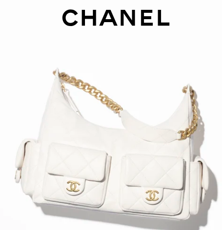 Chanel MAXI HOBO BAG AS5339 WHITE Chanel MAXI HOBO BAG AS5339 WHITE