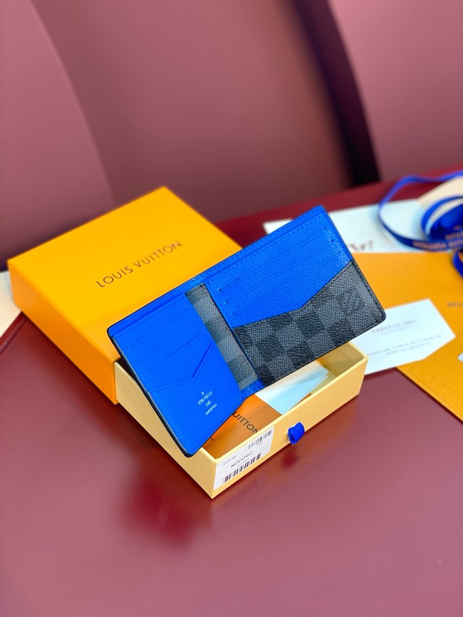 Louis Vuitton Pocket Organizer N00092 Indigo Blue