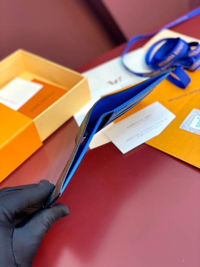 Louis Vuitton Pocket Organizer N00092 Indigo Blue