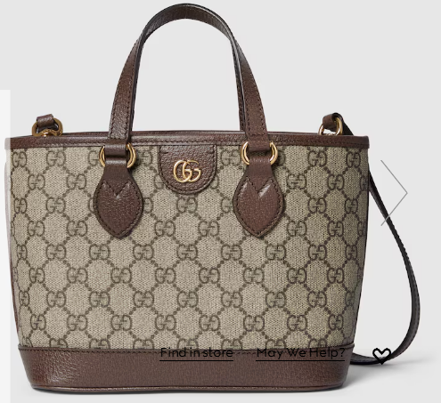GUCCI OPHIDIA MINI TOTE BAG 811716 Brown GUCCI OPHIDIA MINI TOTE BAG 811716 Brown