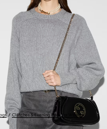 GUCCI BLONDIE SMALL SHOULDER BAG 814952 black GUCCI BLONDIE SMALL SHOULDER BAG 814952 black