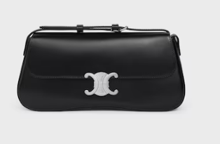 Celine MEDIUM CELINE LOLA BAG IN SHINY CALFSKIN 115533 BLACK Celine MEDIUM CELINE LOLA BAG IN SHINY CALFSKIN 115533 BLACK