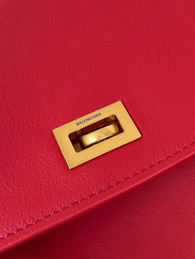 Balenciaga Rodeo Handbag Large smooth calfskin 795458 red