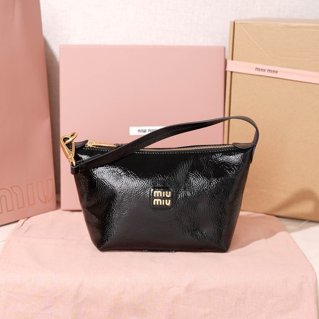 MIU MIU Leather Shoulder Bags 5NE841 black