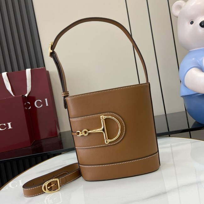 GUCCI 73 MINI BUCKET BAG 833665 Brown