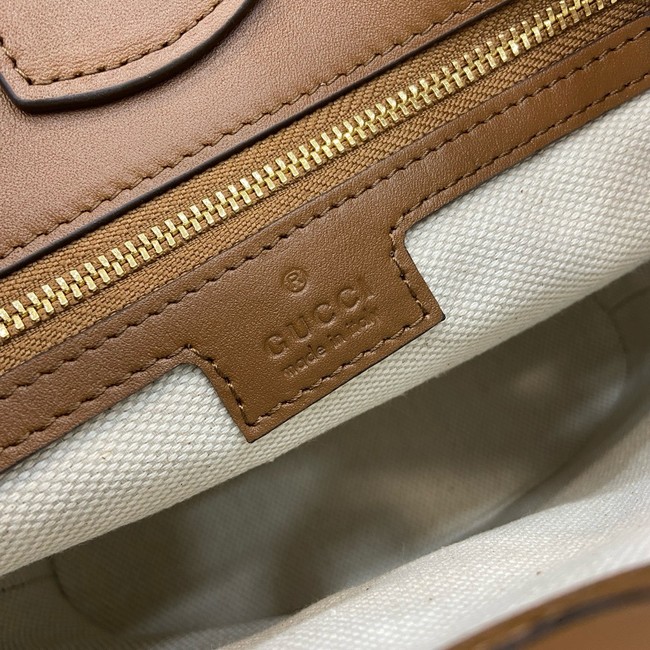 GUCCI 73 MINI BUCKET BAG 833665 Brown