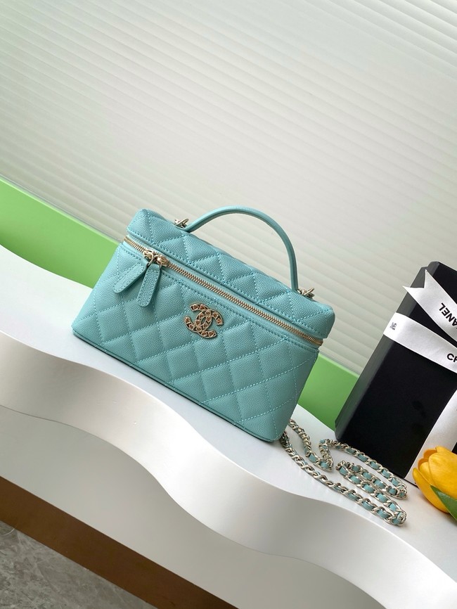 Chanel CLUTCH WITH CHAIN AP4531 Lake blue