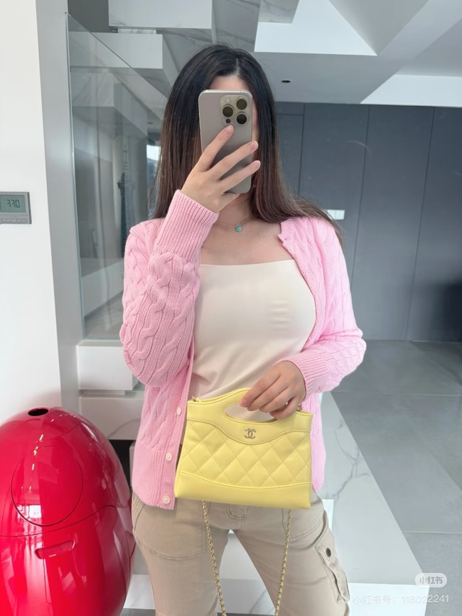 Chanel mini 31 bag AP3656 yellow