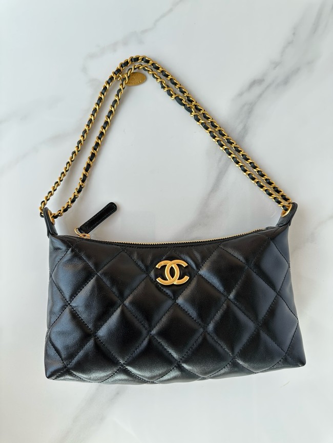 Chanel Medium HOBO BAG AS5498 black