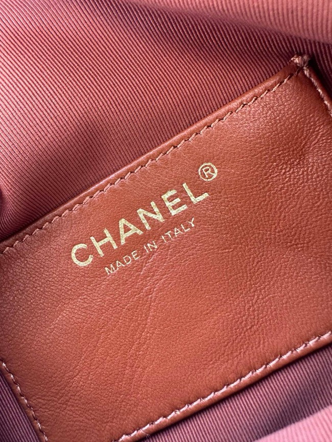 Chanel small HOBO BAG AS5528 red