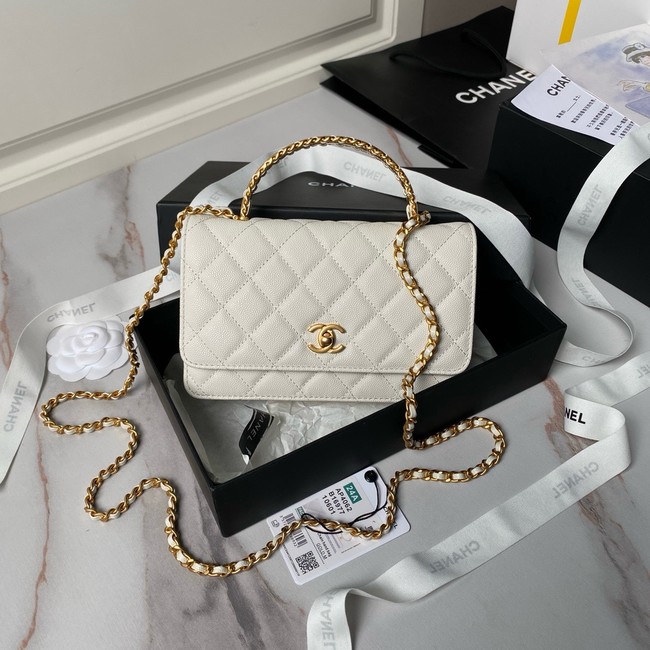 Chanel CLUTCH WITH CHAIN AP4062 white