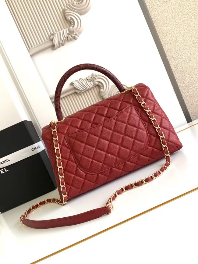 Chanel LARGE FLAP BAG WITH TOP HANDLE 92991-11
