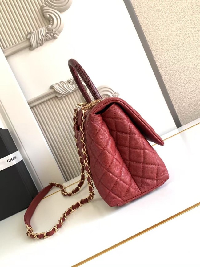 Chanel LARGE FLAP BAG WITH TOP HANDLE 92991-11