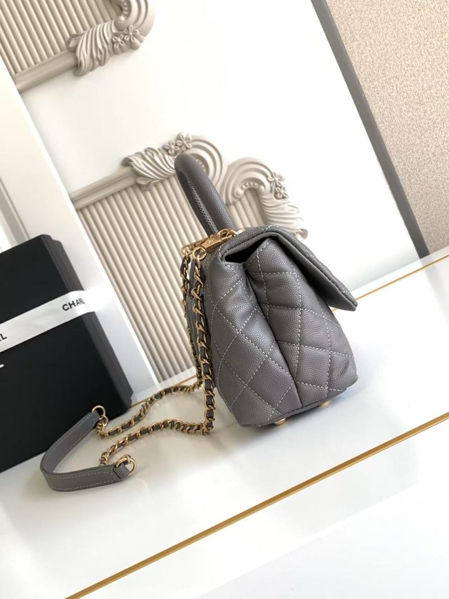 Chanel MINI FLAP BAG WITH TOP HANDLE AS2215-16