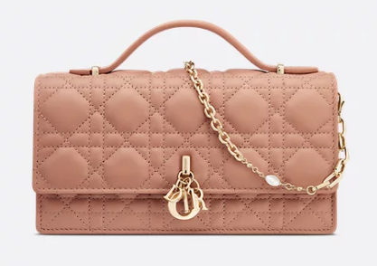 My Dior Mini Bag Cannage Lambskin S0980ONMJ Rose des Vents My Dior Mini Bag Cannage Lambskin S0980ONMJ Rose des Vents
