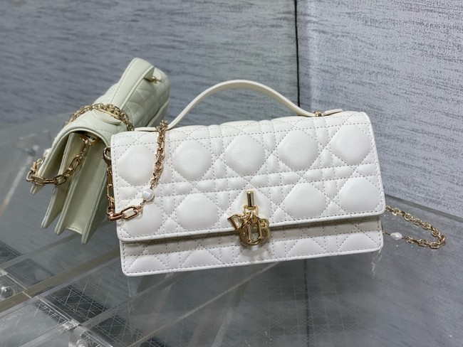 My Dior Mini Bag Cannage Lambskin S0980ONMJ white