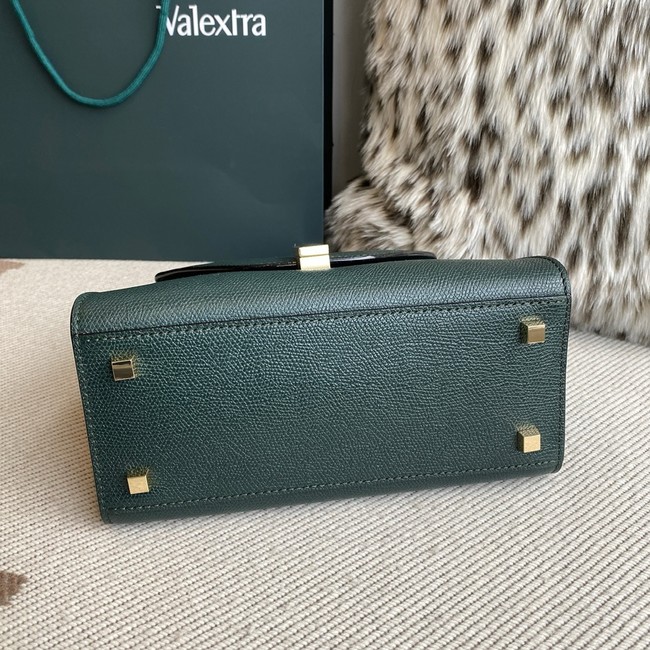 Valextra Iside Top Handle Medium Bag 56028 VALEXTRA GREEN