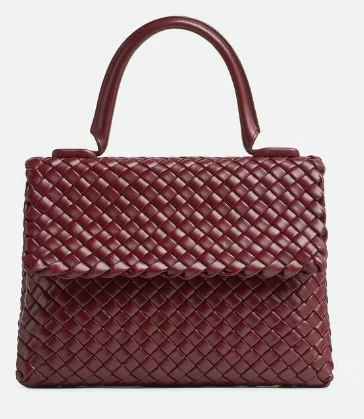 Bottega Veneta Patti Shoulder Bag 776783 Cherry