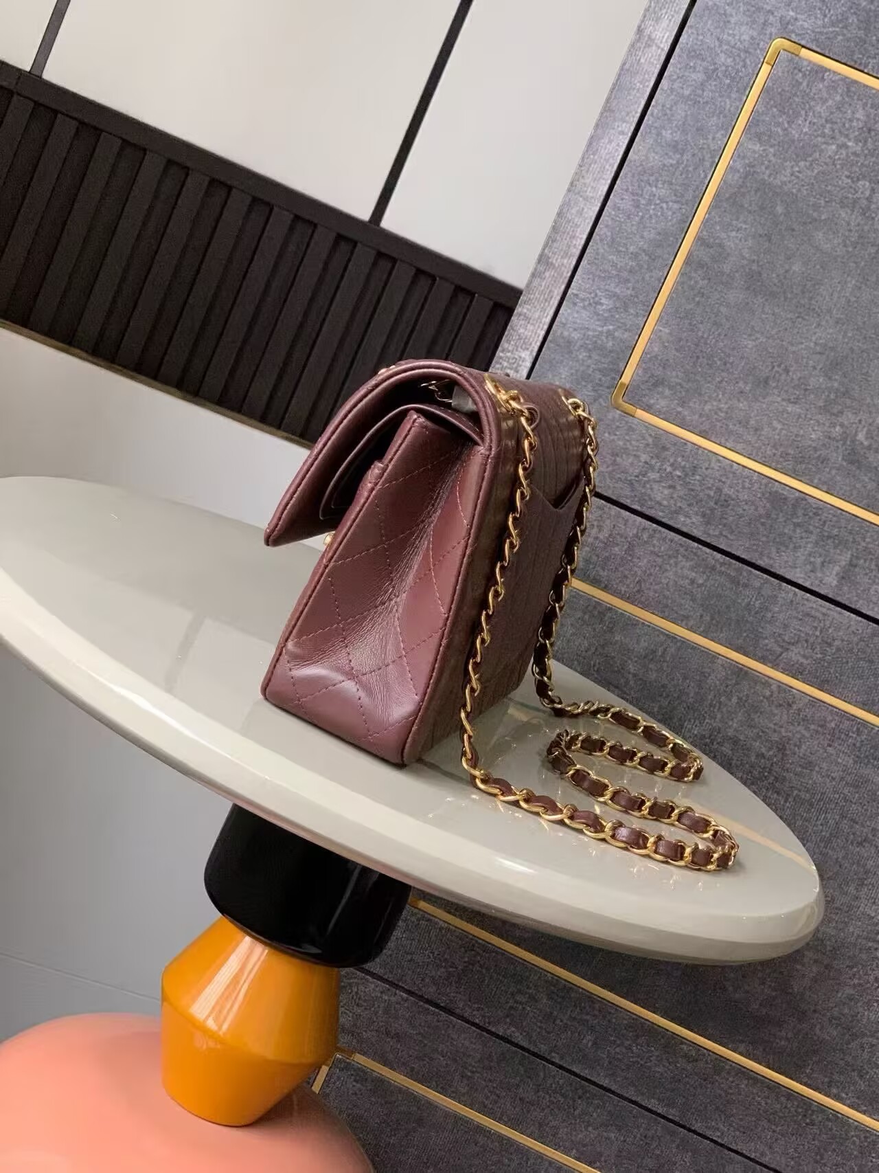 Chanel CLASSIC Original Leather11.12 HANDBAG 1112 Brown