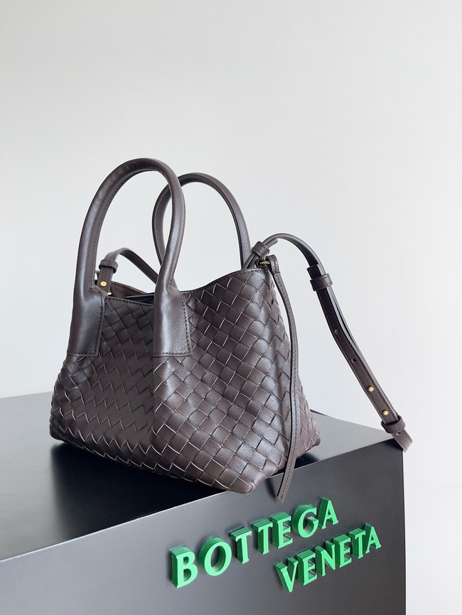 Bottega Veneta Small Pinacoteca 819004 dark brown