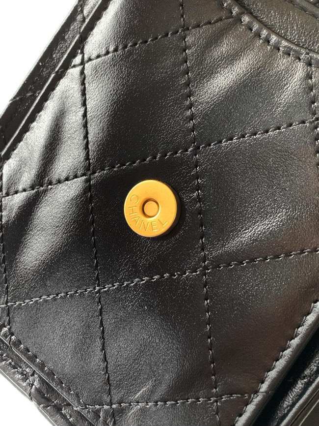 CHANEL 25 MINI HANDBAG Lambskin AS5631 black