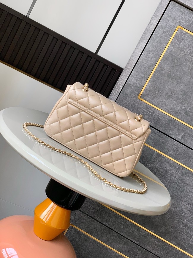 Chanel CLASSIC Original Lambskin 11.12 HANDBAG AS6565 light apricot