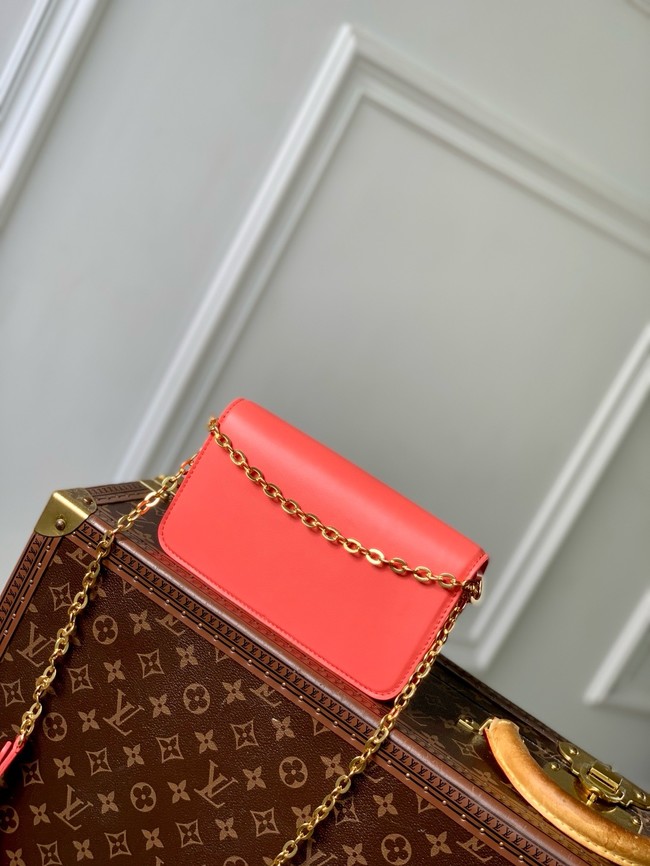 Louis Vuitton NEW Wallet On Chain LV Bloom M14581 Sweet Coral