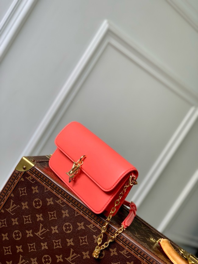 Louis Vuitton NEW Wallet On Chain LV Bloom M14581 Sweet Coral