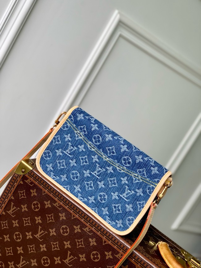 Louis Vuitton NEW Diane M13070 Denim Blue