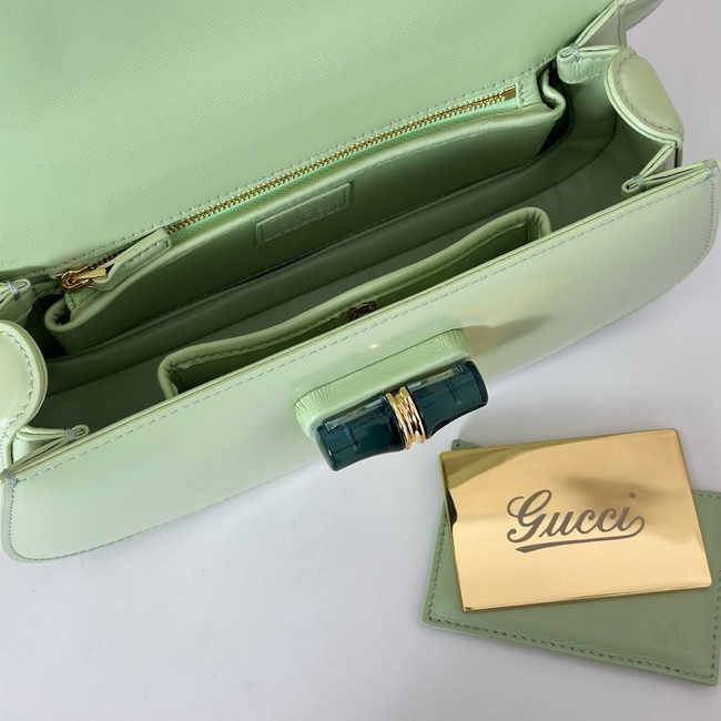 GUCCI BAMBOO DIVA MEDIUM BAG 827750 green