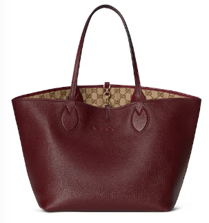 Gucci Totissima large reversible tote bag 839112 Rosso Ancora red