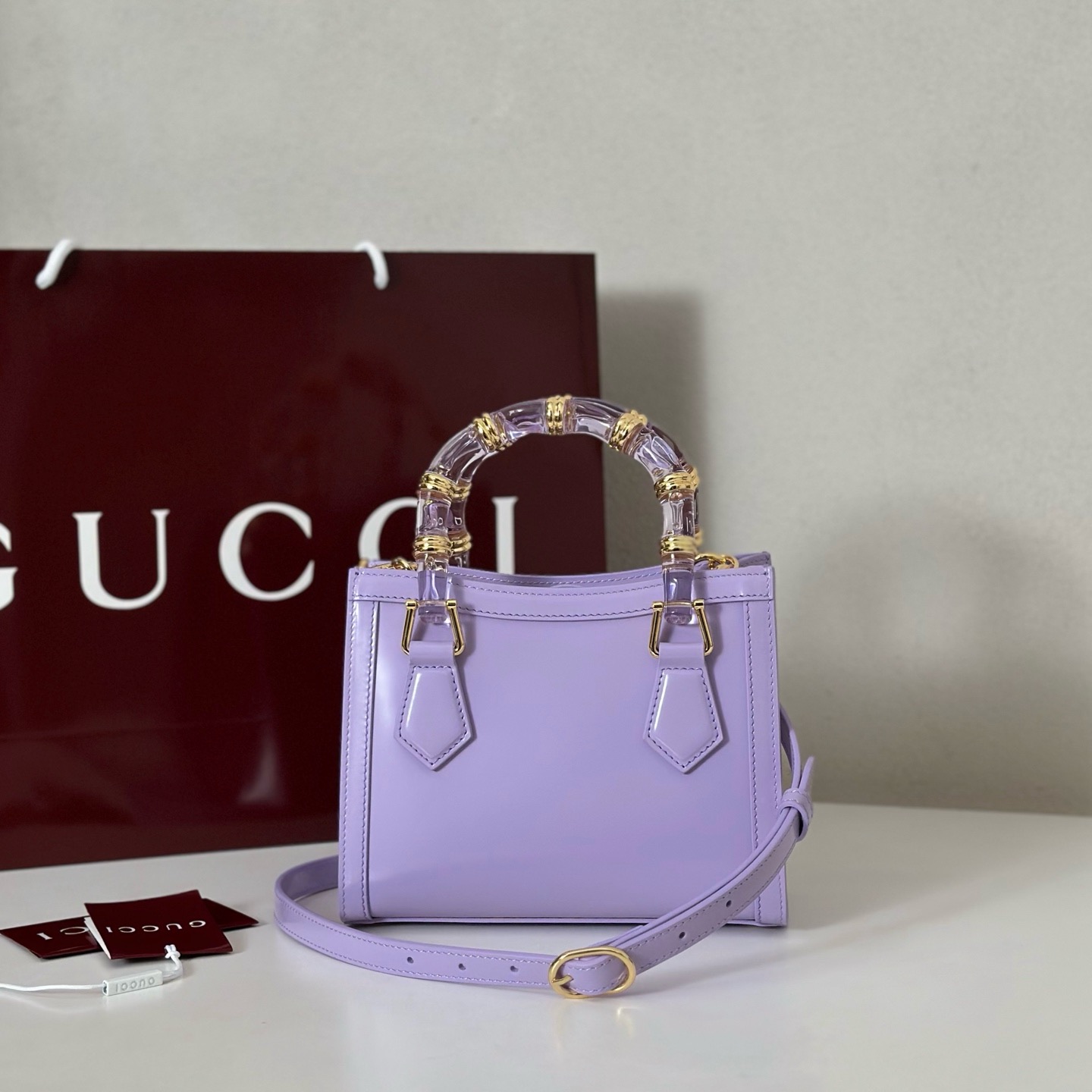 Gucci Diana small tote bag 832936 Lavender