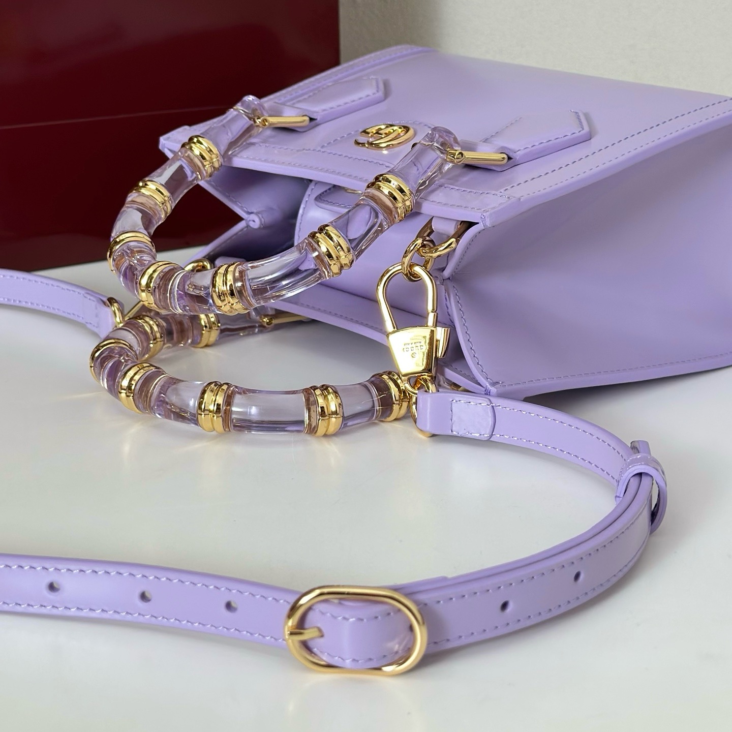 Gucci Diana small tote bag 832936 Lavender