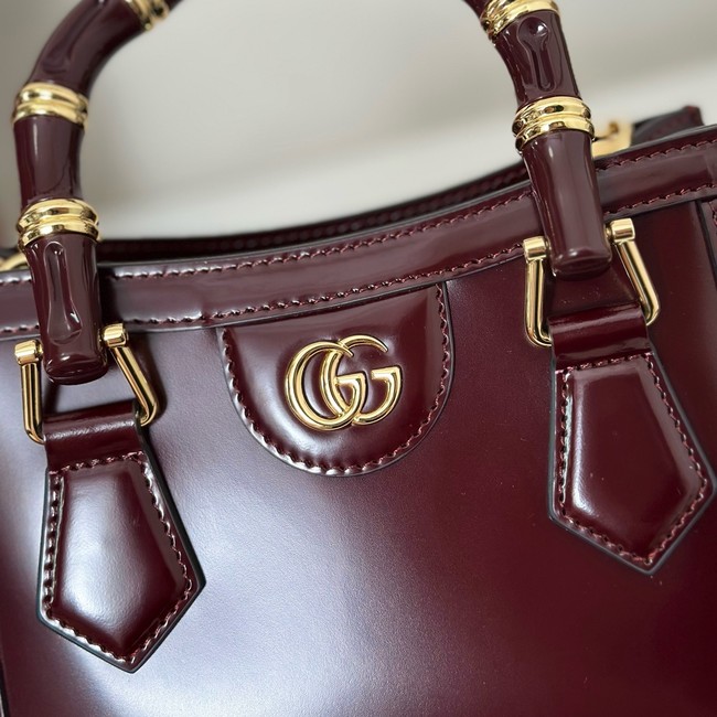 Gucci Diana small tote bag 832936 Rosso Ancora red