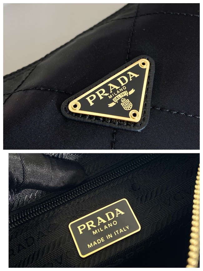 Prada Re-Edition nylon shoulder bag 1BD646 black