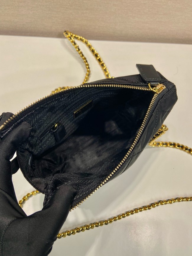 Prada Re-Edition nylon shoulder bag 1BD647 black